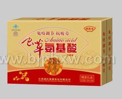 虫草氨基酸口服液(礼盒) 金卡纸张 带手提袋