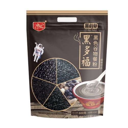 黑多福黑色谷物餐粉固体饮品