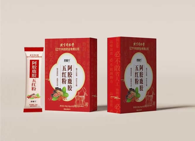 阿胶鹿胶五红粉