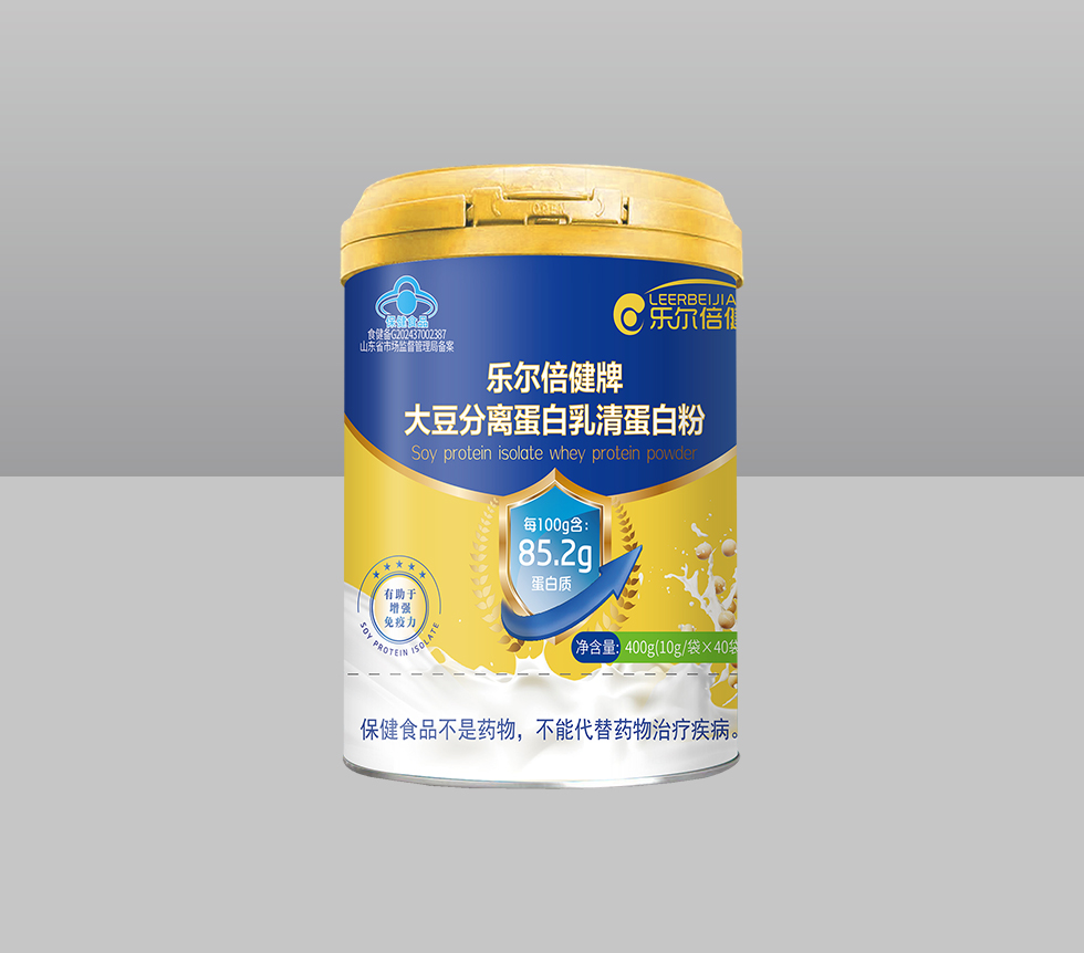 乐尔倍健牌大豆分离蛋白乳清蛋白粉