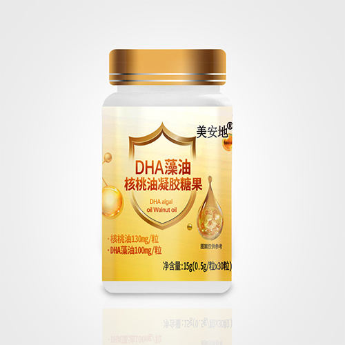 DHA藻油核桃油凝胶糖果