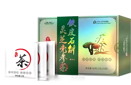 铁皮石斛灵芝党参保健茶